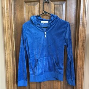 Blue Zip-Up Hoodie